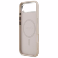 Guess Trīsstūra logotipa magnētiskais apvalks iPhone Air - rozā