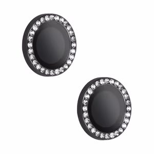 Temperētais stikls HARD DIAMOND kamerai (objektīvam) iPhone 17 melnas krāsas, 2 gab.