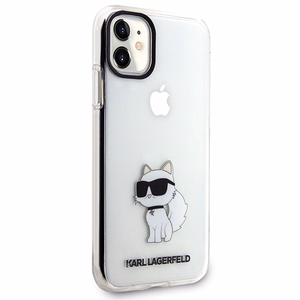 Karl Lagerfeld Ikonik Choupette чехол для iPhone 11 / Xr - прозрачный