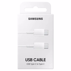 DA705BWE charging cable Type-C to Type-C, 1 m White