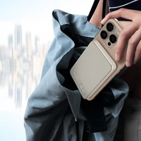 Blavec Portatīvais lādētājs 5000mAh BJ-04 Īpaši Plāns 7,8mm - Type C - 22,5W magnētiskā Magsafe 3 in 1 (PBBJ04-MC5GD) zelta stikls