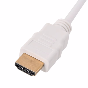 SAVIO HDMI (M) uz VGA (F) adapteris balts CL-201