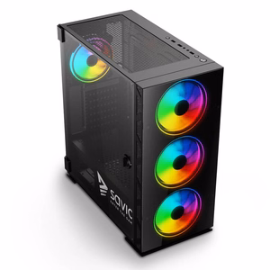 SAVIO Prime X1 ARGB Glass datora korpuss, melns