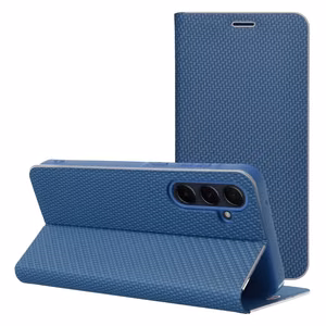 Flip case for Xiaomi Redmi NOTE 14 4G (GLOBAL - 163.25 x 76.55 x 8.16mm) Luna Book Carbon blue