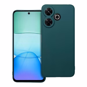 Matēts viedtālruņa apvalks XIAOMI Redmi 13X tumši zaļš