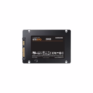 SAMSUNG 870 EVO 250GB SATA MLC Write speed 530 MBytes/sec Read speed 560 MBytes/sec 2,5" TBW 150 TB MTBF 1500000 hours MZ-77E250B/EU (SSD)