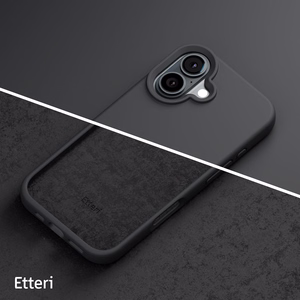 Etteri Silikona korpuss iPhone 16 Plus 6,7" melns