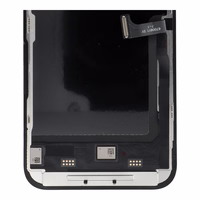 LCD ekrāns (m) iPhone 15 Pro Max ar digitizatoru - melns (m) (HD+ Incell) IC Transferable