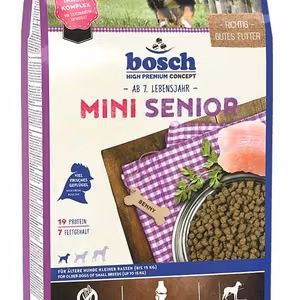 Bosch Mini Senior – sausā barība vecākiem mazo šķirņu suņiem, 2,5 kg