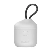 Ūdensizturīgs trīs kanālu lādētājs Telesin Allin box + 2 baterijas GoPro Hero 12 / Hero 11 / Hero 10 / Hero 9 (GP-BTR-905-GY-B)