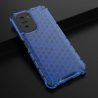 Honeycomb apvalks bruņu apvalks ar TPU buferi Xiaomi Redmi K40 Pro+ / K40 Pro / K40 / Poco F3 zils