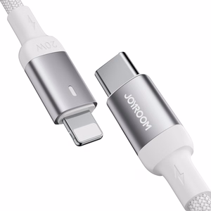 Joyroom Extraordinary Series A10 Lightning / USB-C PD 20W kabelis 1.2 m - balts