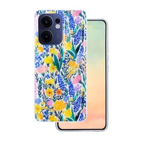 Glow Glam viedtālruņa apvalks Oppo Reno 13F 5G (Global) / 13FS 5G brūns
