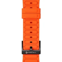 FORCELL F-DESIGN FA06 silikona siksniņa APPLE pulkstenim 38 / 40 / 41 mm oranža