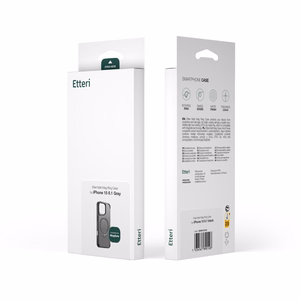 Etteri Matēts Mag Ring maciņš for iPhone 16 Pro Max 6,9" pelēks