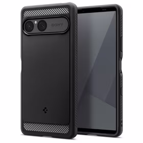 Spigen Rugged Armor viedtālruņa apvalks Sony Xperia 10 VII - matēta melna