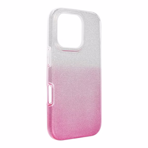 SHINING viedtālruņa apvalks IPHONE 16 Pro caurspīdīgs rozā
