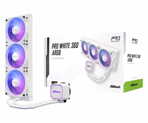 ASRock Pro White 360 ARGB dzesētājs