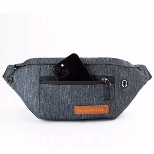 Rockbros H33 velosipēdista jostas soma 1.5L - pelēka