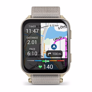 GARMIN Venu X1 viedpulkstenis zeltains/titāns