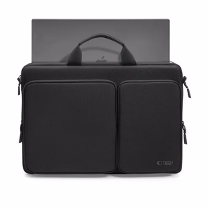 Tech-Protect Defender soma 17" portatīvajam datoram - melna