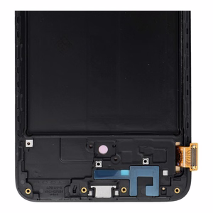 LCD ekrāns paredzēts SAMSUNG A70 A705 HARD OLED ar rāmi