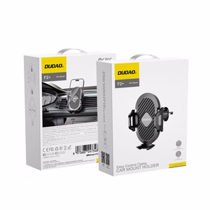 Dudao F2+ smartphone turētājs for the air vent with clamp - melns