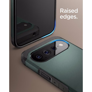 Spigen Tough Armor Mag MagSafe maciņš, paredzēts Google Pixel 11, tumši zaļš