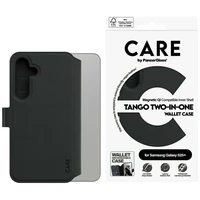 CARE by PanzerGlass Funkcionālais Tango 2in1 maku viedtālruņa apvalks Samsung Galaxy S25+ - Melns