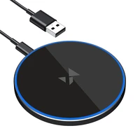 Wozinsky WLI-01Y 15W Qi indukcijas lādētājs ar USB-C kabeli - melns