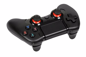 iBox IGP4 spēļu kontrolieris melns Bluetooth Gamepad analogais / digitālais Android, PC, PlayStation 4, iOS