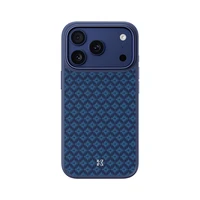 Benks Magnetic Armor Pro Armor Grid Kevlar Case Metal Frame 600D (YB70) priekš Iphone 17 Pro Max blue