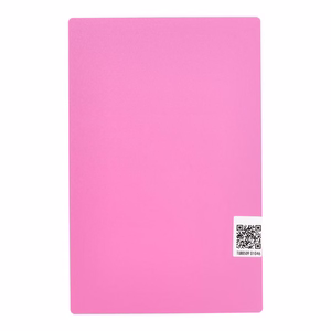 Plēve aizmugurējam vākam 180 x 120 mm 10 gab. - rozā ar brokātu