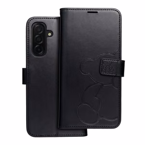 MEZZO grāmatas apvalks SAMSUNG A26 5G lācītis melns