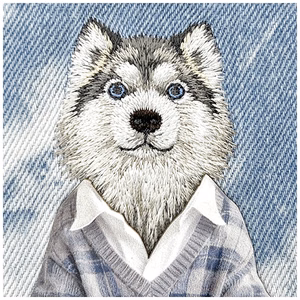 Nimmy Gentle Pets Series Dog MagSafe maciņš iPhone 17 Pro Max pelēks