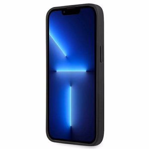 Guess 4G Big Metal Logo viedtālruņa apvalks iPhone 14 Pro Max - pelēks