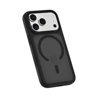 Benks Magnetic Mist maciņš ar metāla rāmi (K069) iPhone 17 Pro melns (Camera Control poga)