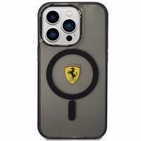 Ferrari FEHMP14LUKK iPhone 14 Pro 6.1" melns/melns cietais apvalks Translucent Magnētiskais