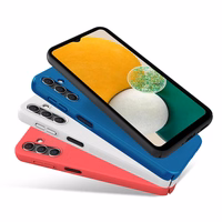 Nillkin Super Frosted Shield viedtālruņa apvalks Samsung Galaxy A14 5G / Galaxy A14 - melns