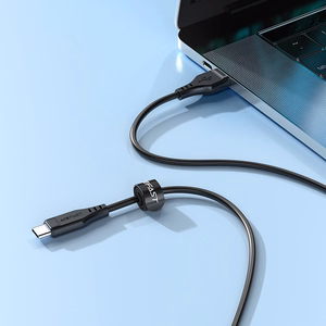 Acefast USB kabelis - USB Type C 1.2m, 3A melns (C3-04 melns)
