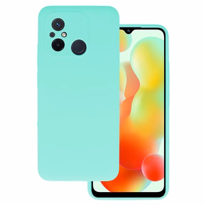 Силиконовый чехол Silicone Lite для Xiaomi Redmi 12C/11A мятный