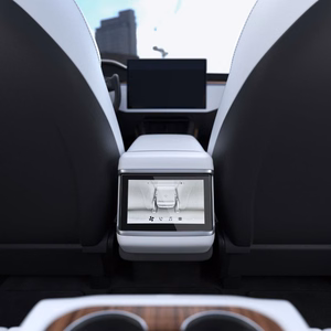 Spigen Glas.tR Slim rūdītais stikls Tesla Model X 2022 / Model S 2021 - Melns