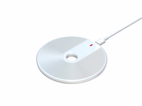 Bezvadu indukcijas lādētājs QI universāls ātrā uzlāde - FC06 15W balts (min.2A)