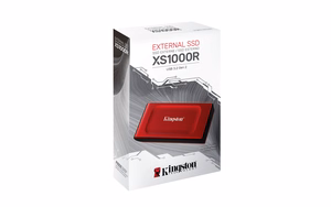 Kingston Technology 2TB XS1000 sarkans ārējais portatīvais SSD USB 3.2 Gen 2