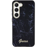 Guess GUHCS23SPCUMAK S23 S911 melns/melns cietais apvalks Marble