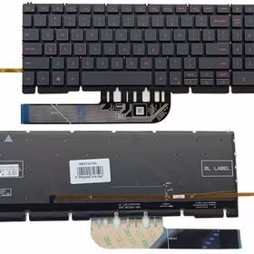 Keyboard DELL G15 5510, with backlight, US