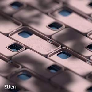 Etteri Silikona mag futrālis iPhone 16 Pro 6,3" gaiši rozā krāsā