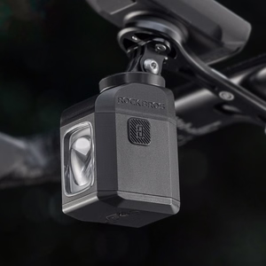 Rockbros M8 1600lm front bike light with remote control 10m rechargeable 4000 mAh - black