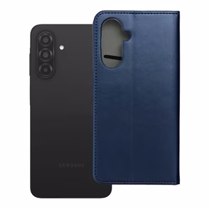 SMART MAGNETO grāmatu viedtālruņa apvalks SAMSUNG A26 tumši zils