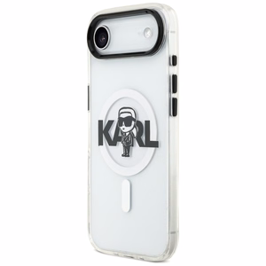 Karl Lagerfeld IML Karl Skice Logotips Magnētiskais viedtālruņa apvalks iPhone 17 Air - caurspīdīgs